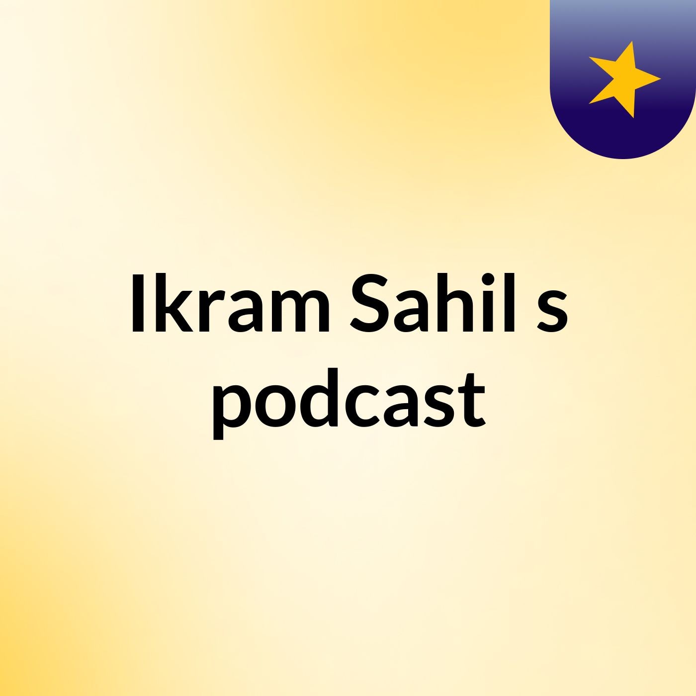 Ikram Sahil's podcast cover art