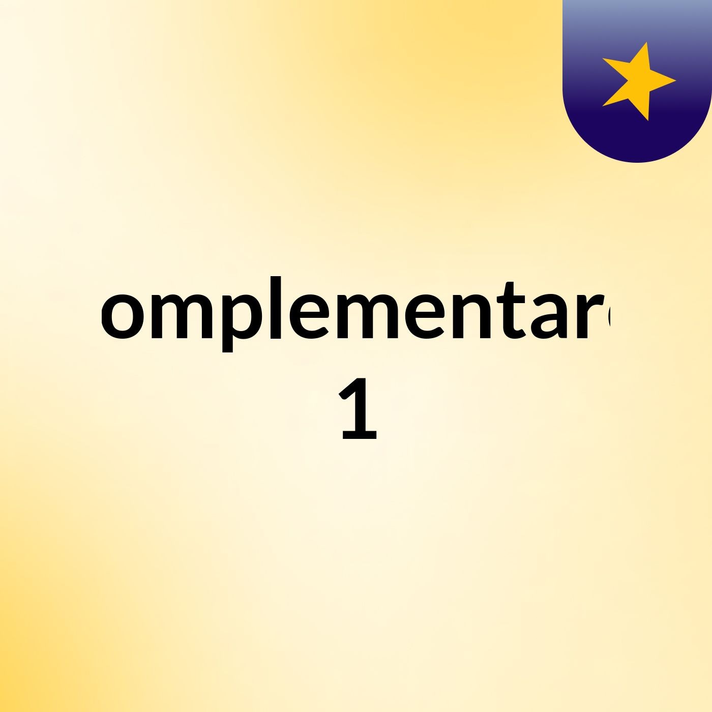 complementaro 1