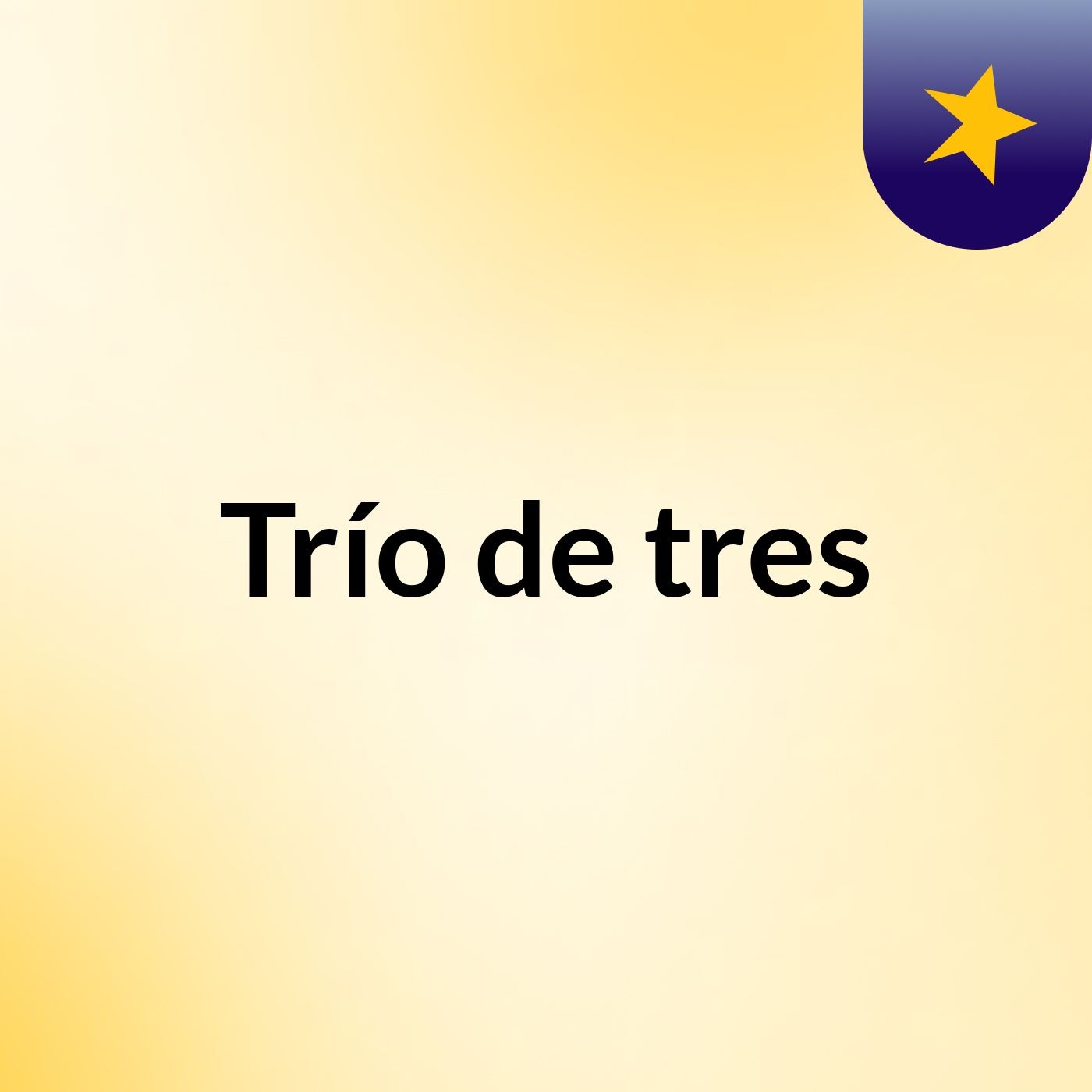 Trío de tres podcast artwork