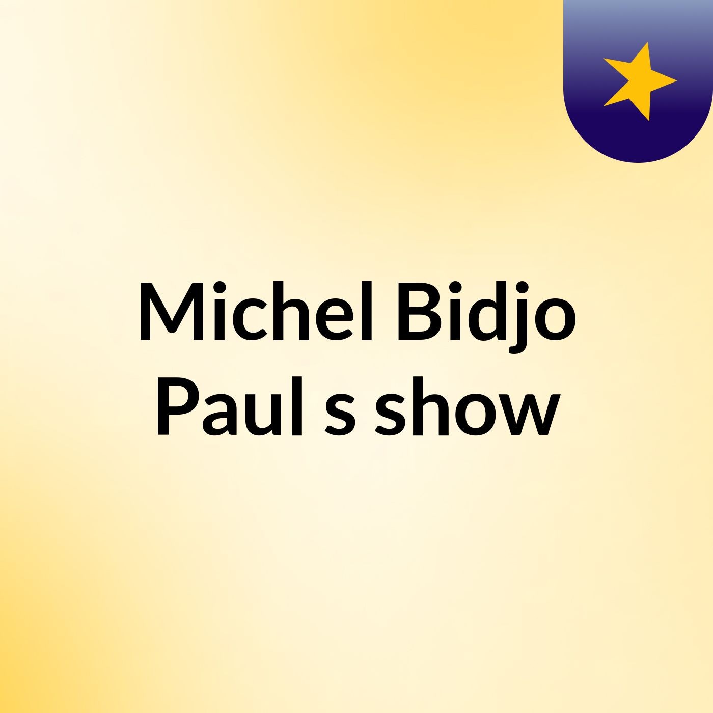 Michel Bidjo Paul's show