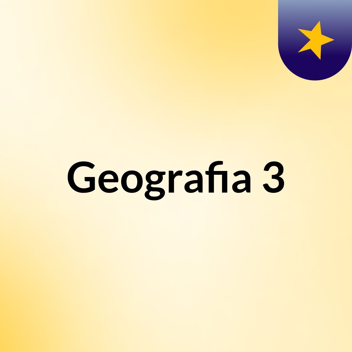 Geografia 3