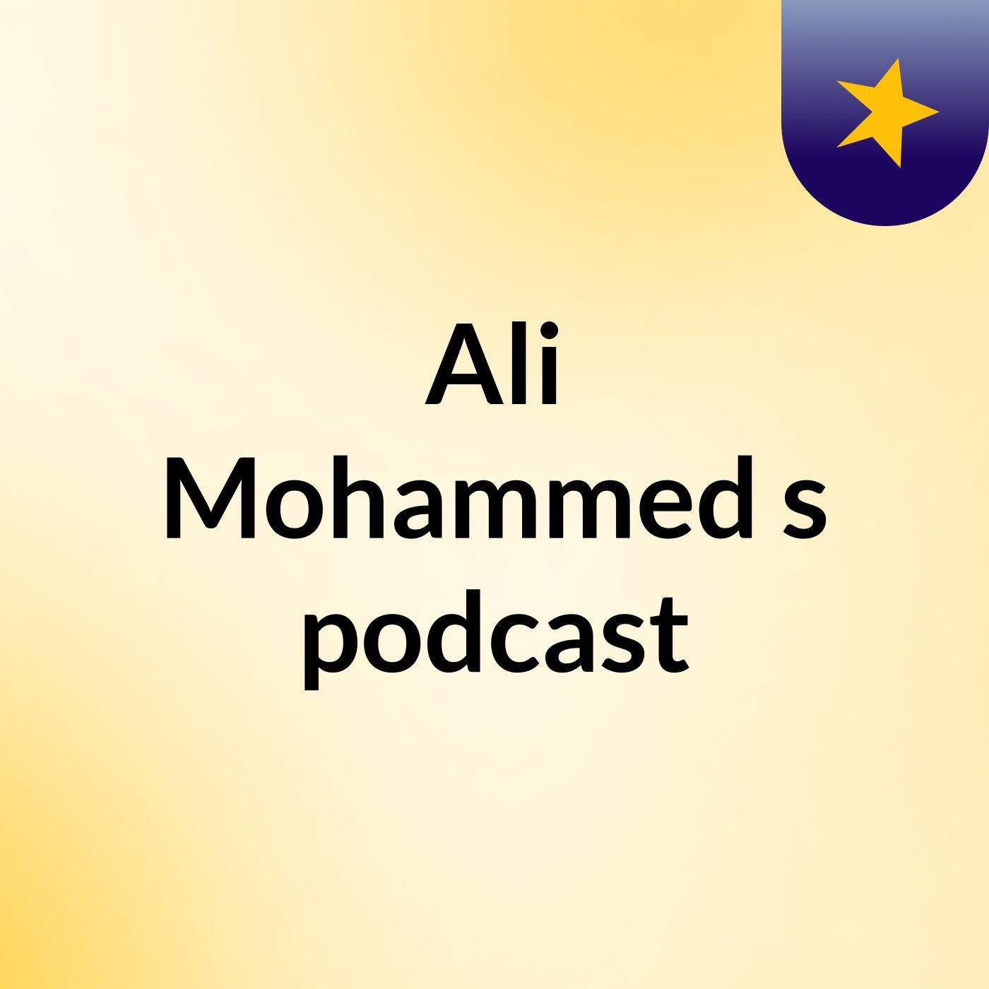 Ali Mohammed's podcast