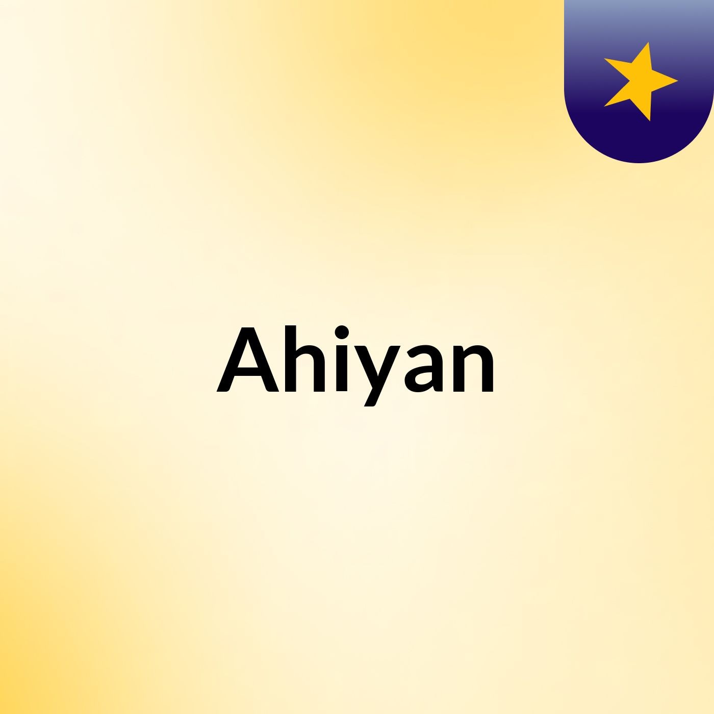 Ahiyan cover art