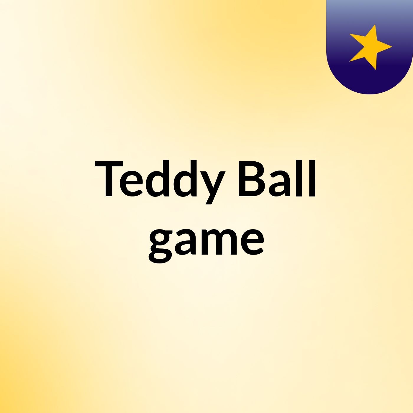Teddy Ball game