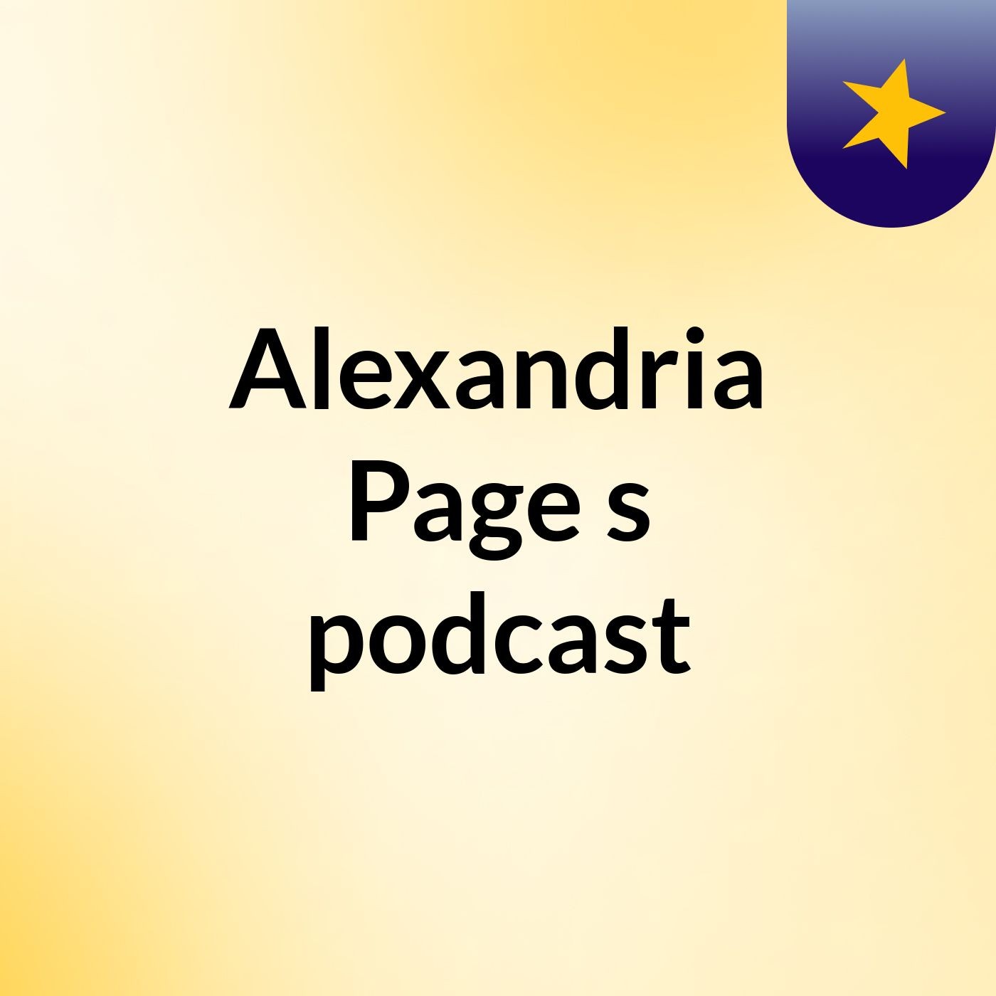Alexandria Page's podcast podcast artwork