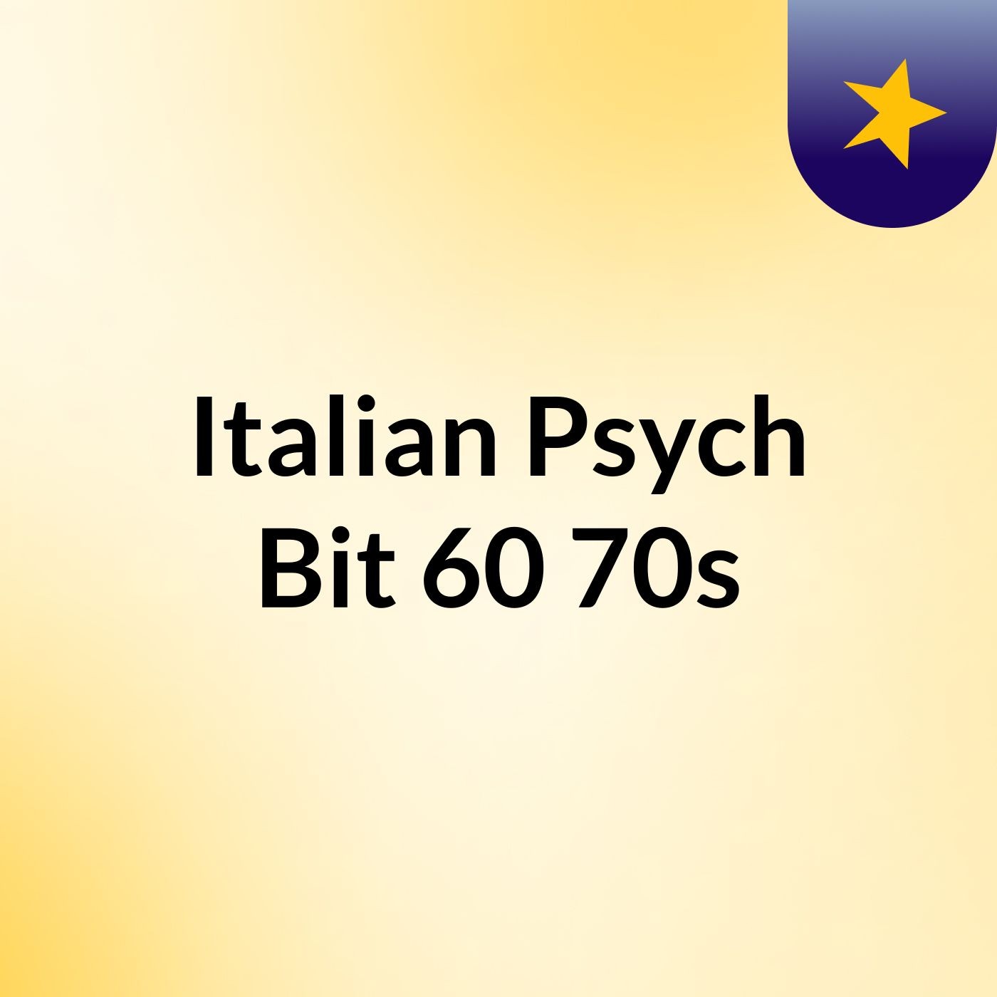 Italian Psych/Bit '60/'70s
