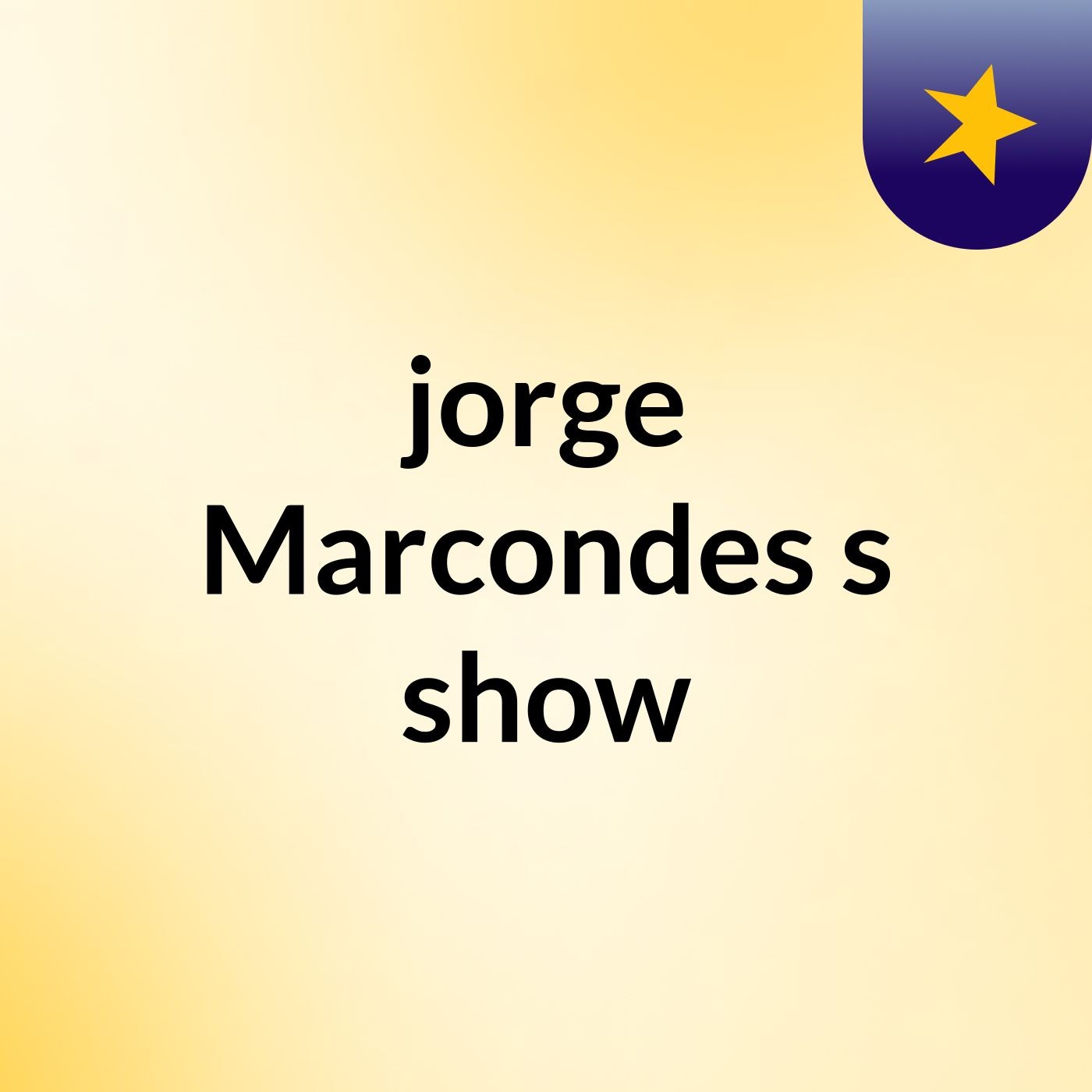 jorge Marcondes's show