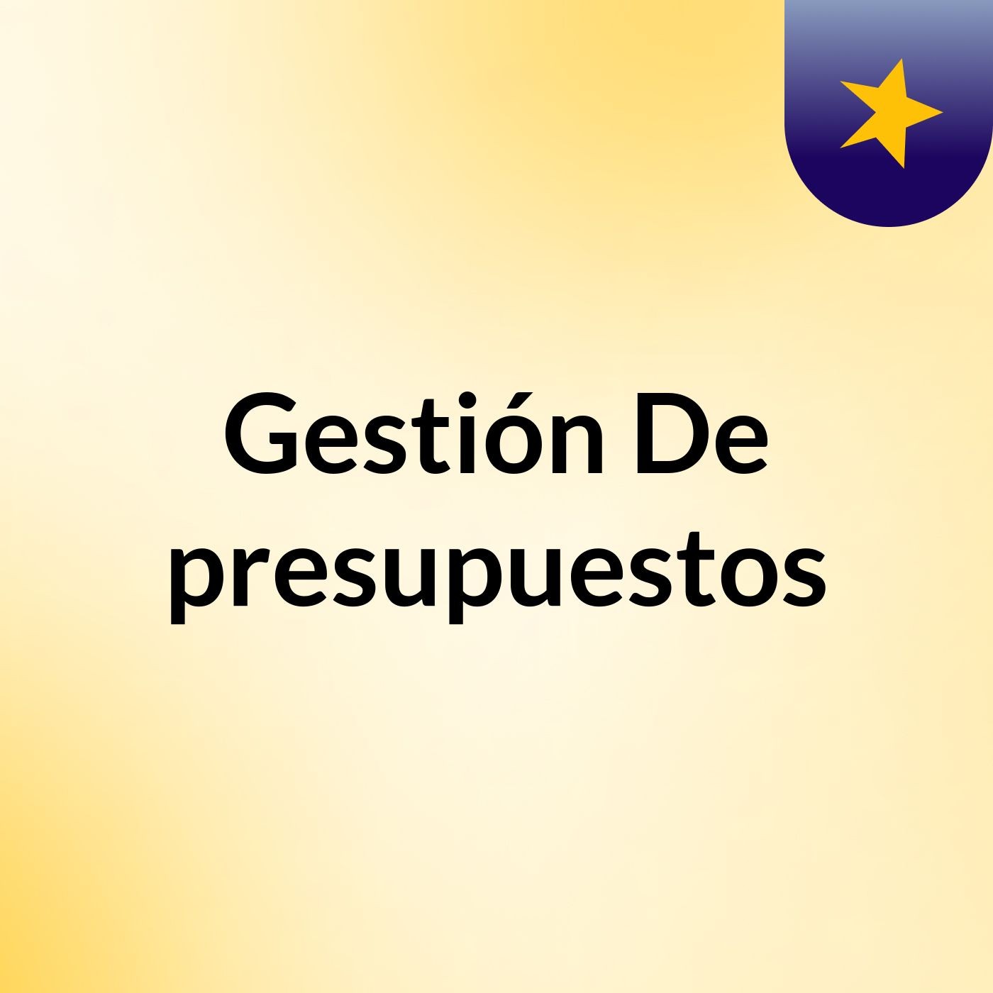 Gestión De presupuestos podcast artwork