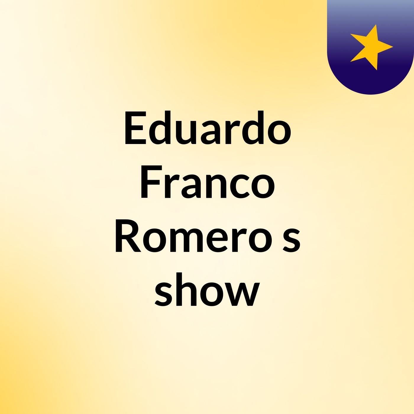 Eduardo Franco Romero's show