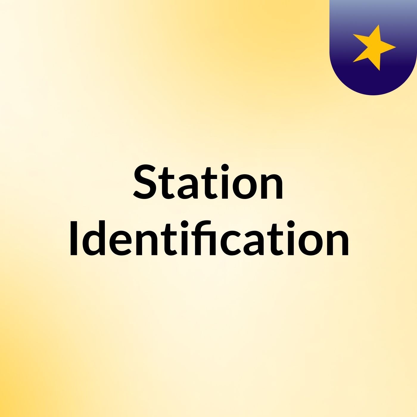 Station Identification