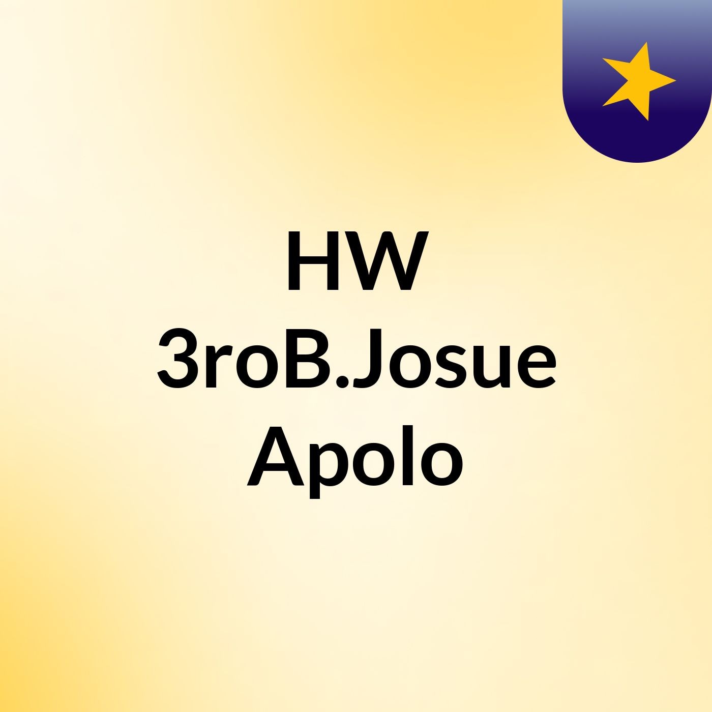 HW  3roB.Josue Apolo