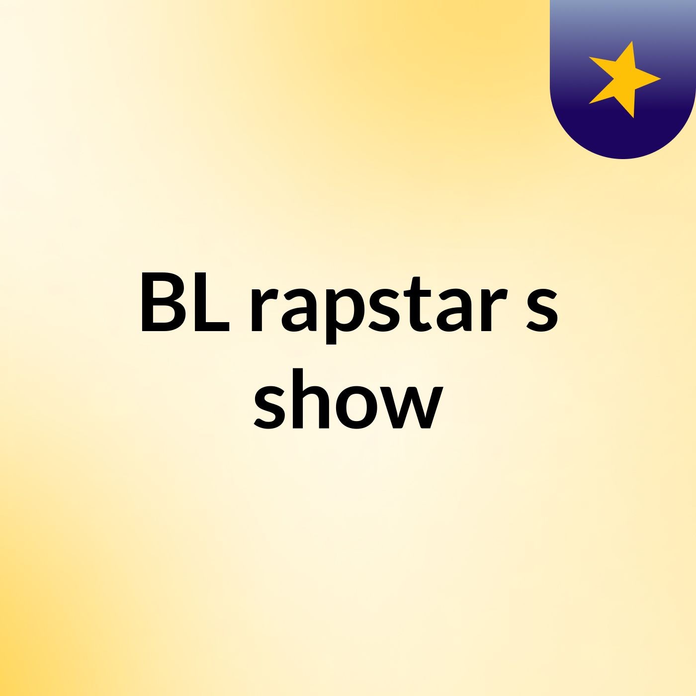 BL rapstar's show