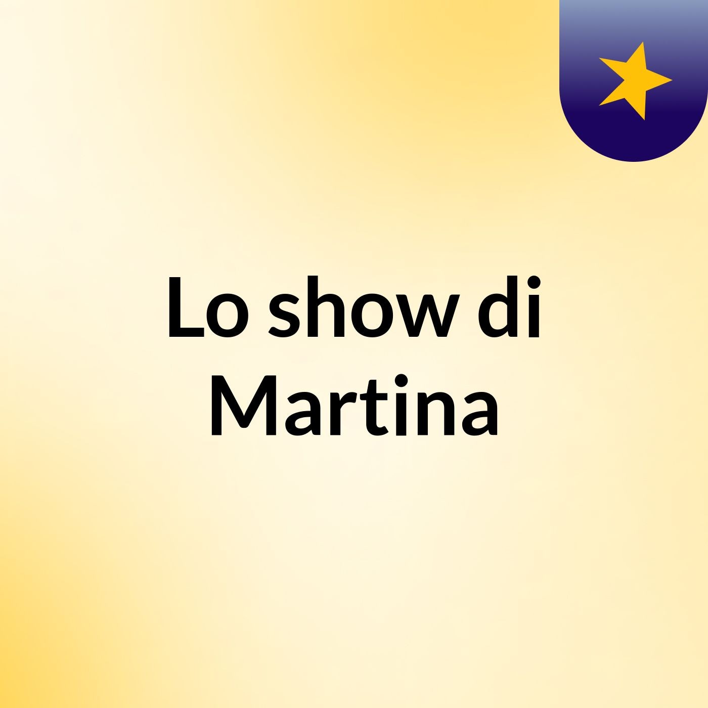 Lo show di Martina cover art