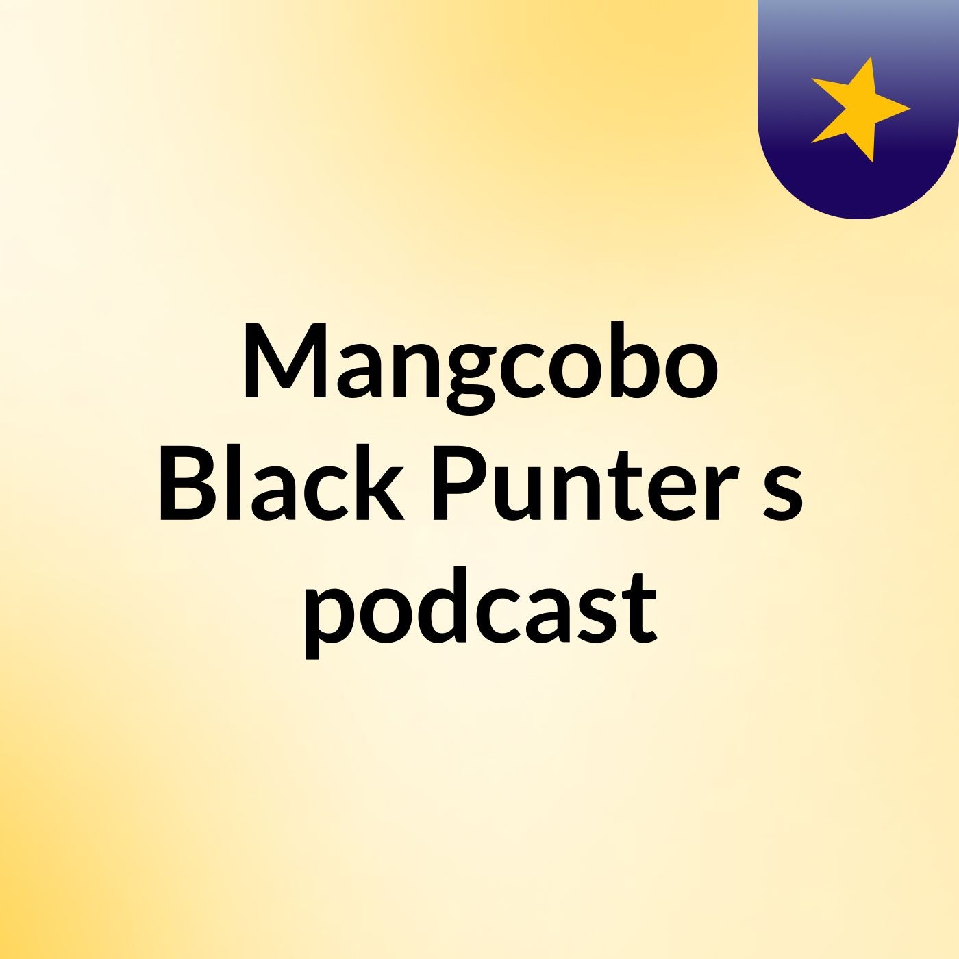 Mangcobo Black Punter's podcast