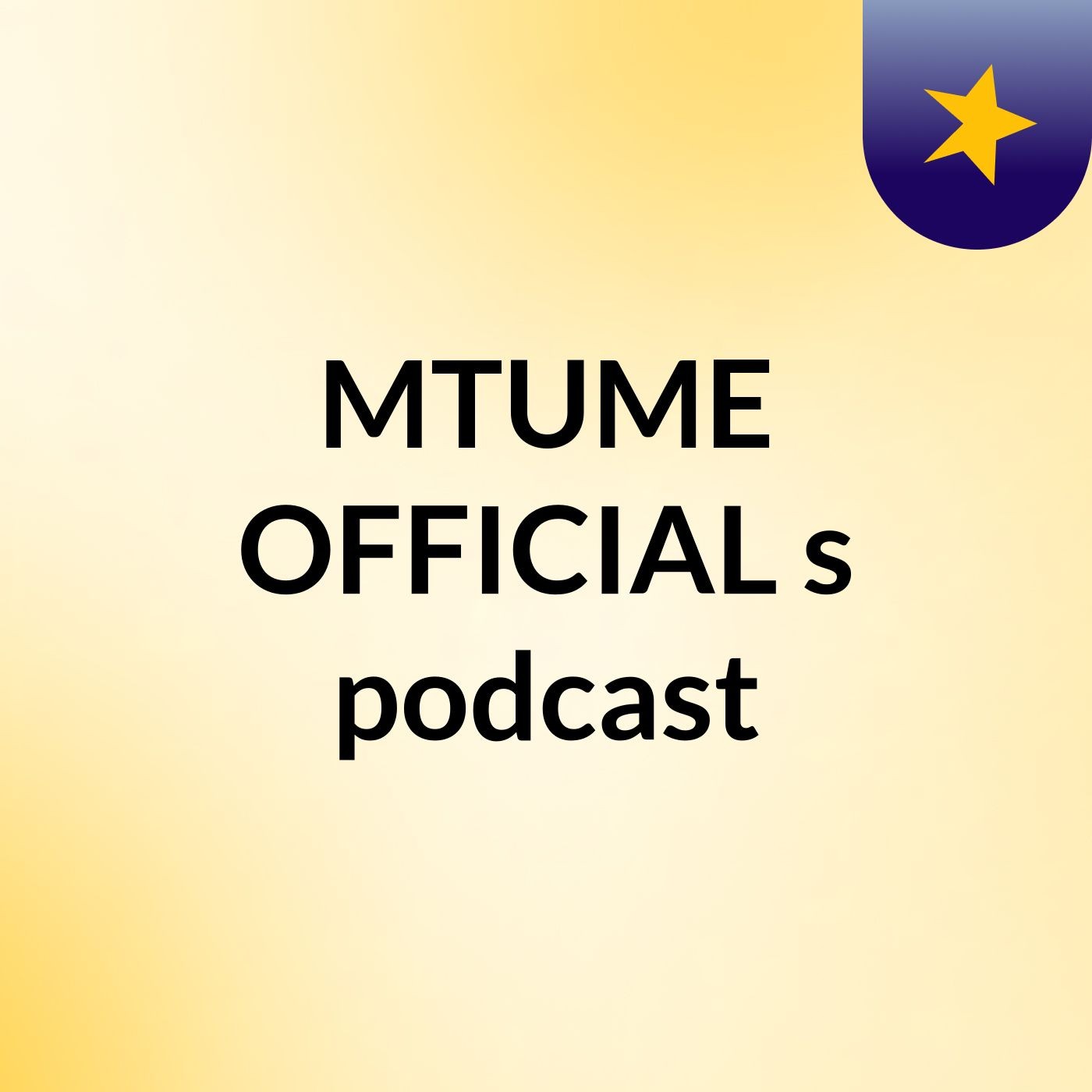 MTUME OFFICIAL\'s podcast
