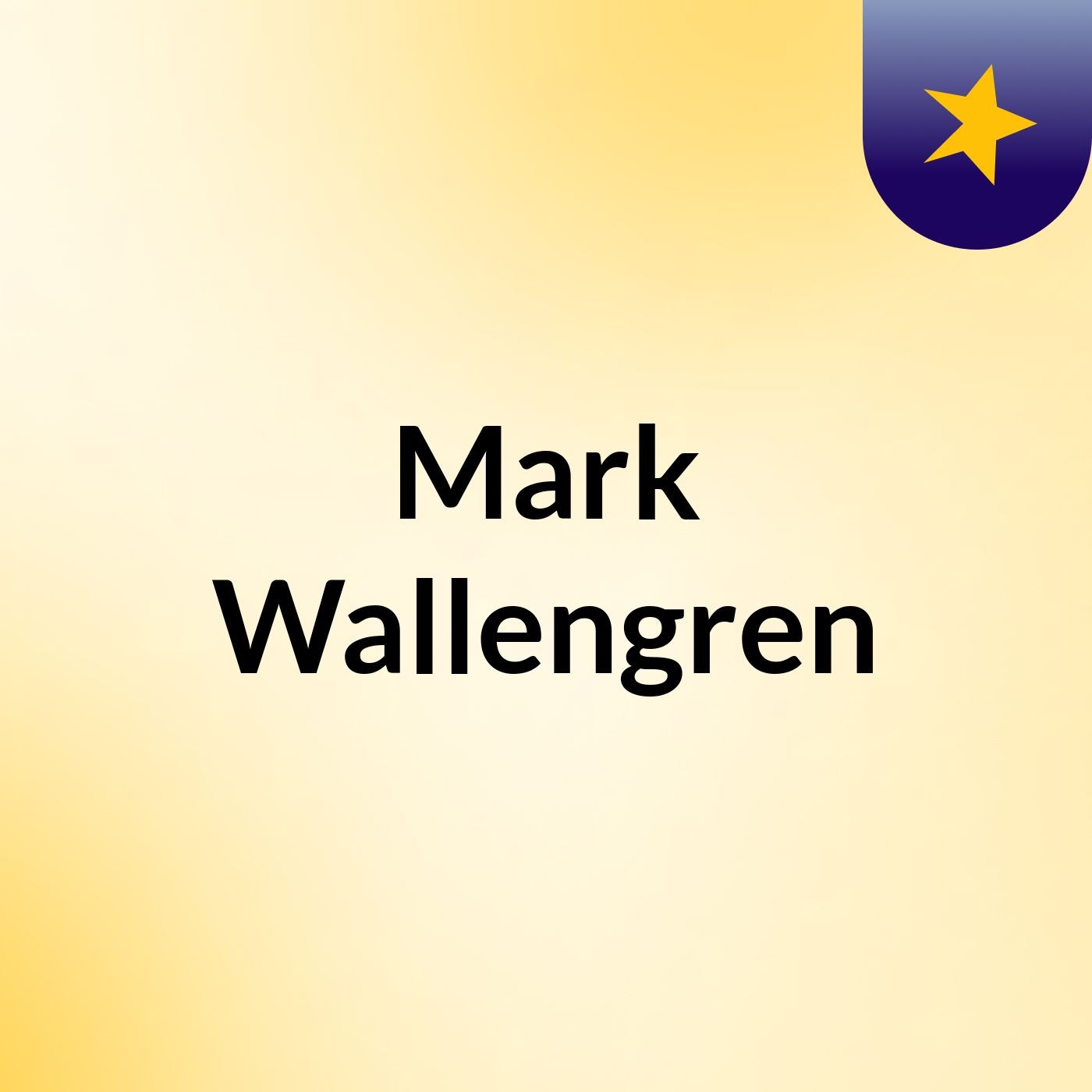 Mark Wallengren