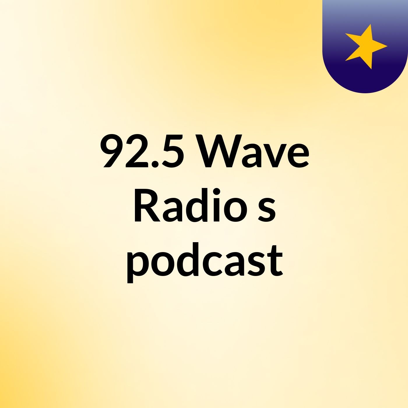 92.5 Wave Radio's podcast cover art