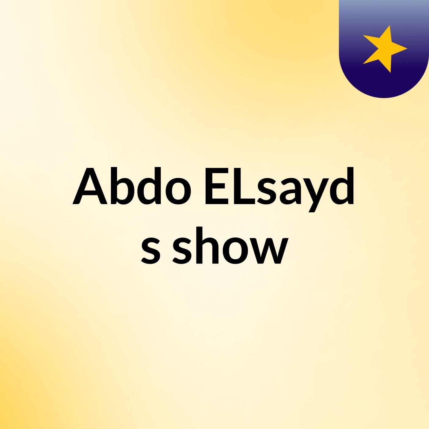 Abdo ELsayd's show cover art