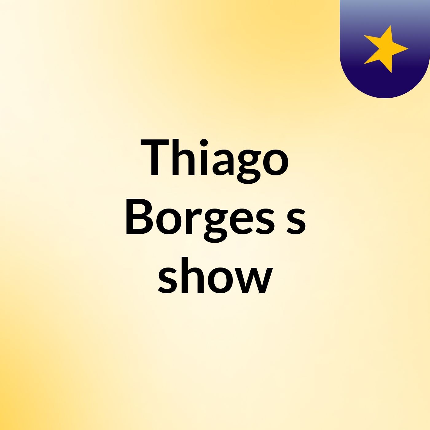 Thiago Borges's show