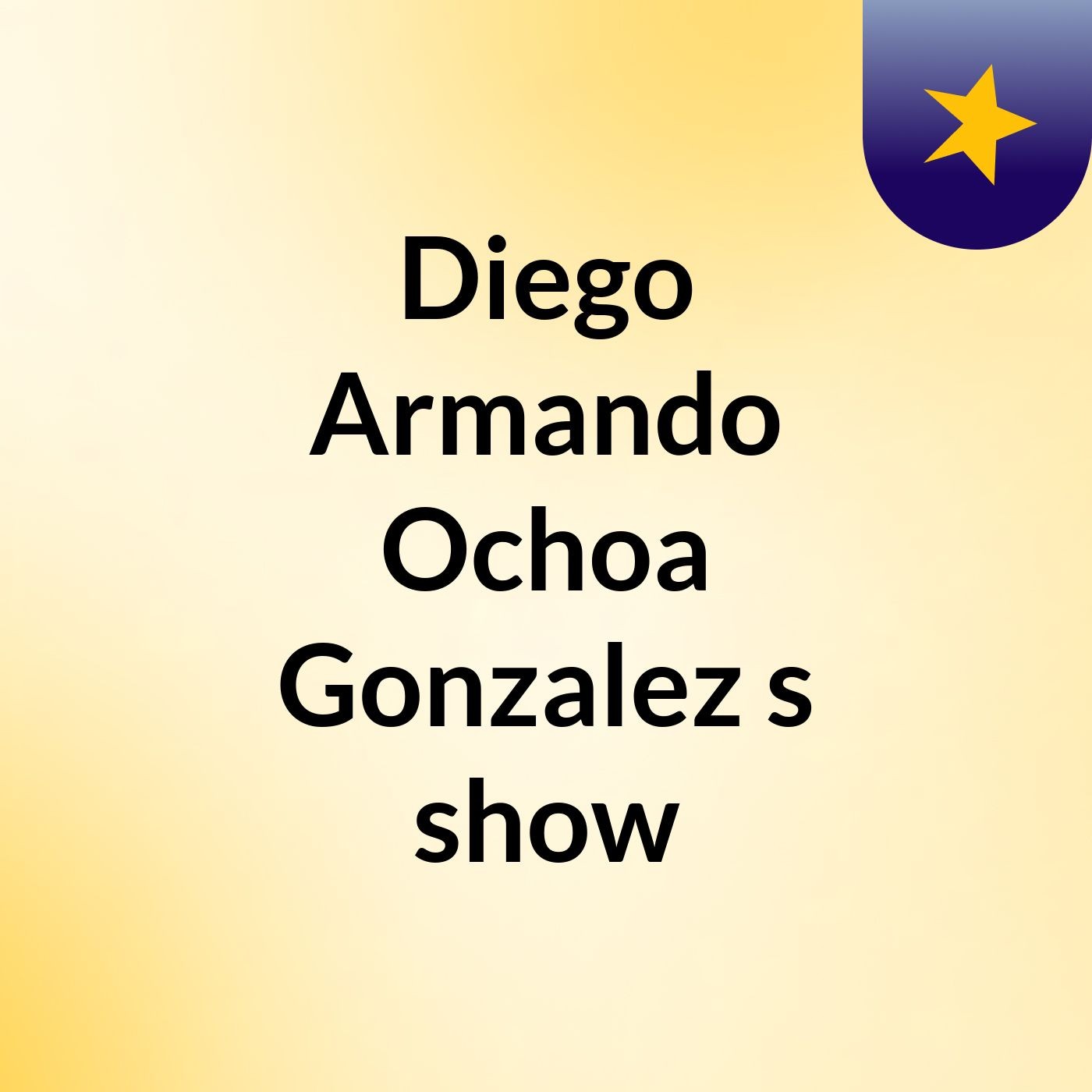 Diego Armando Ochoa Gonzalez\'s show