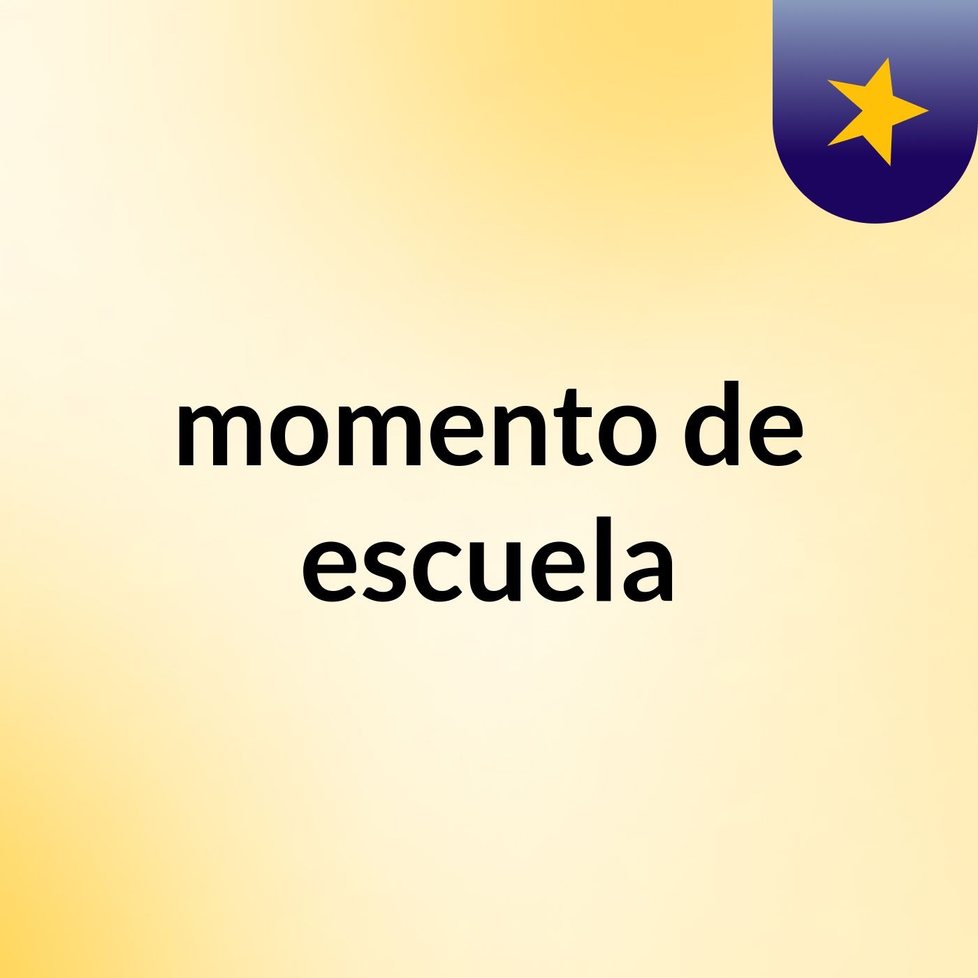 momento de escuela