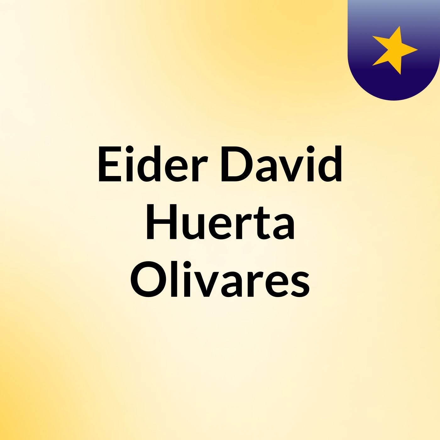 Eider David Huerta Olivares