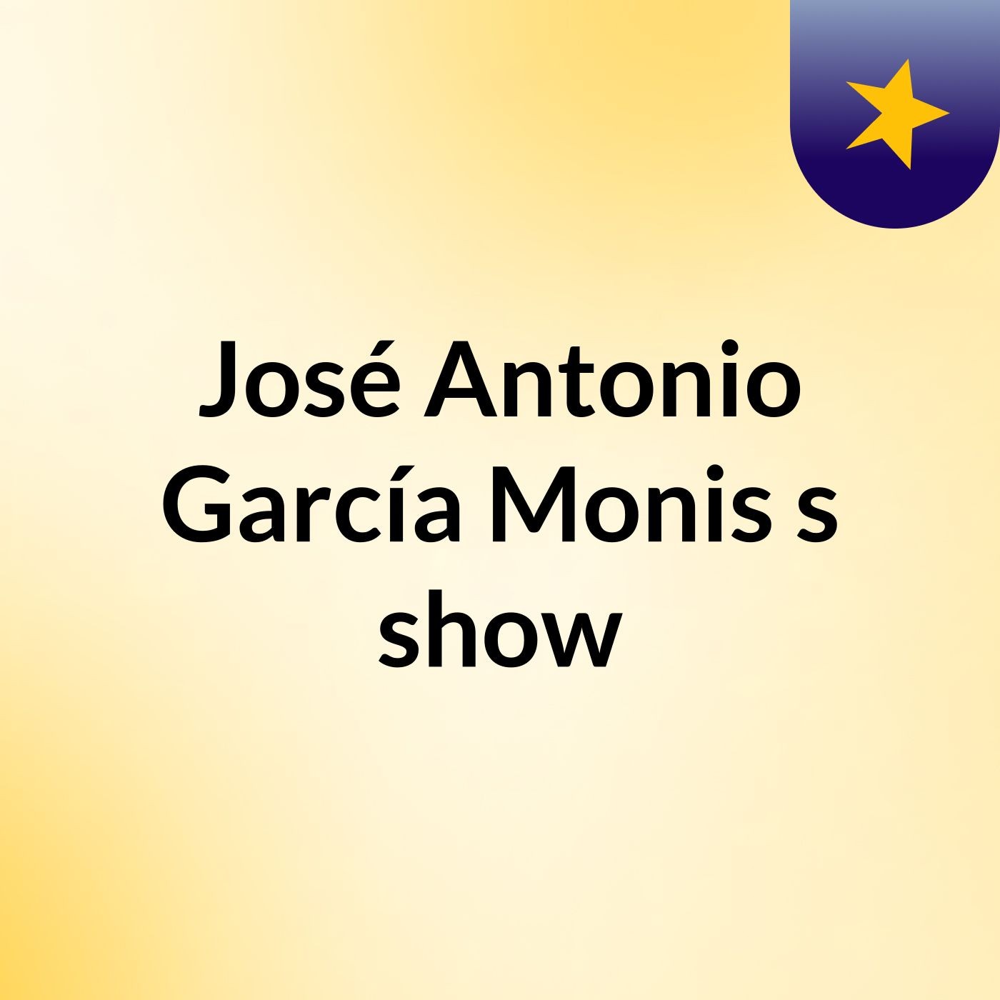 José Antonio García Monis's show