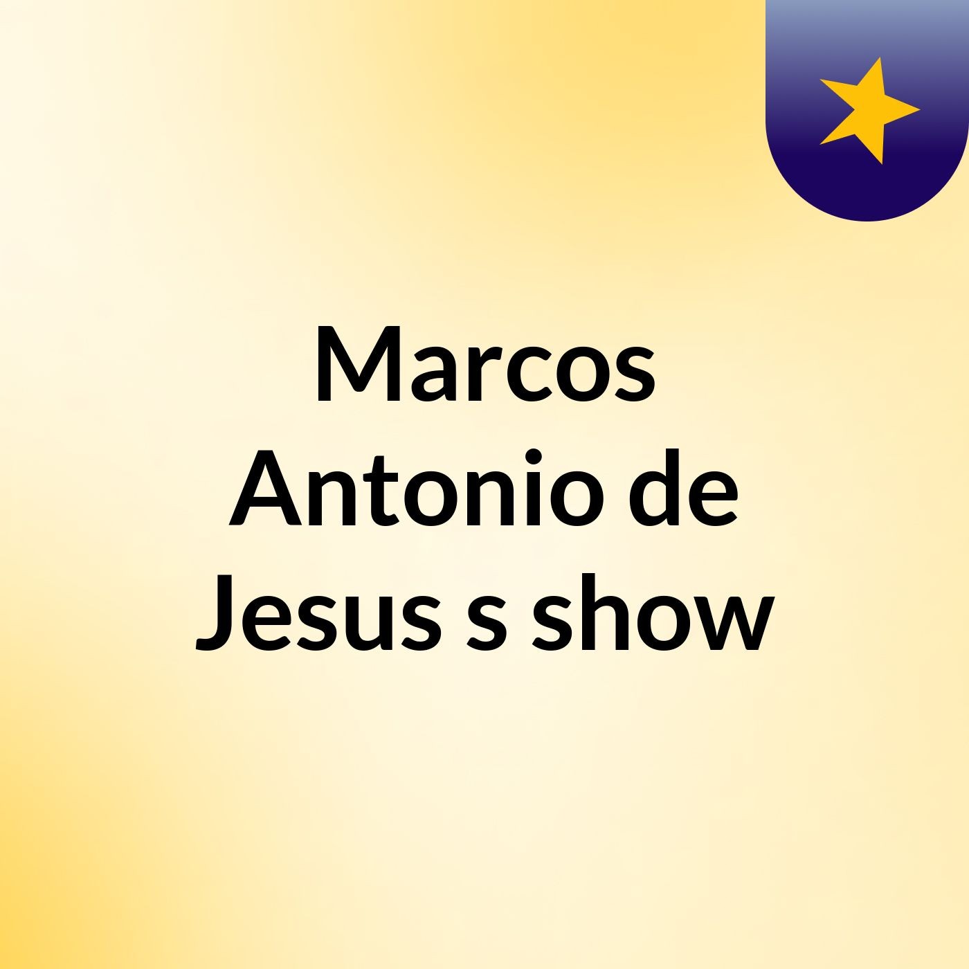 Marcos Antonio de Jesus's show