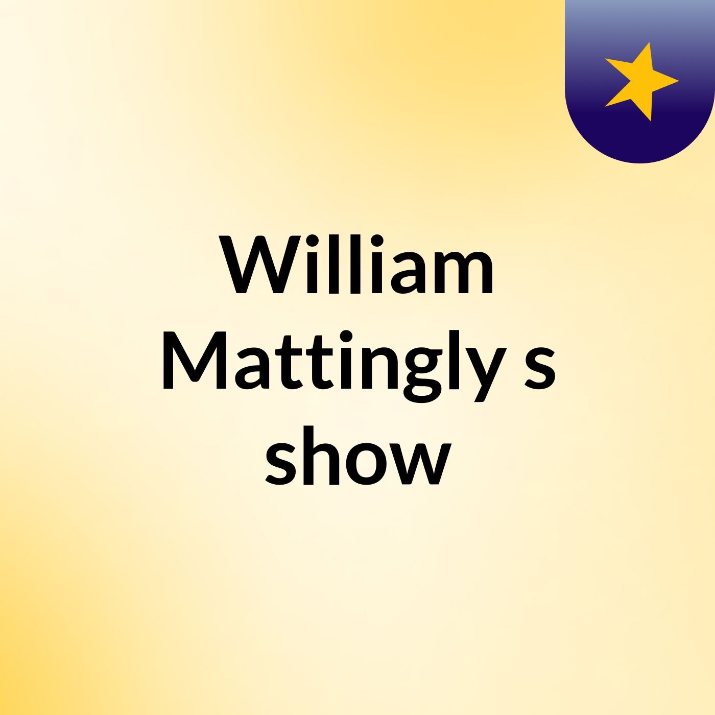 William Mattingly's show