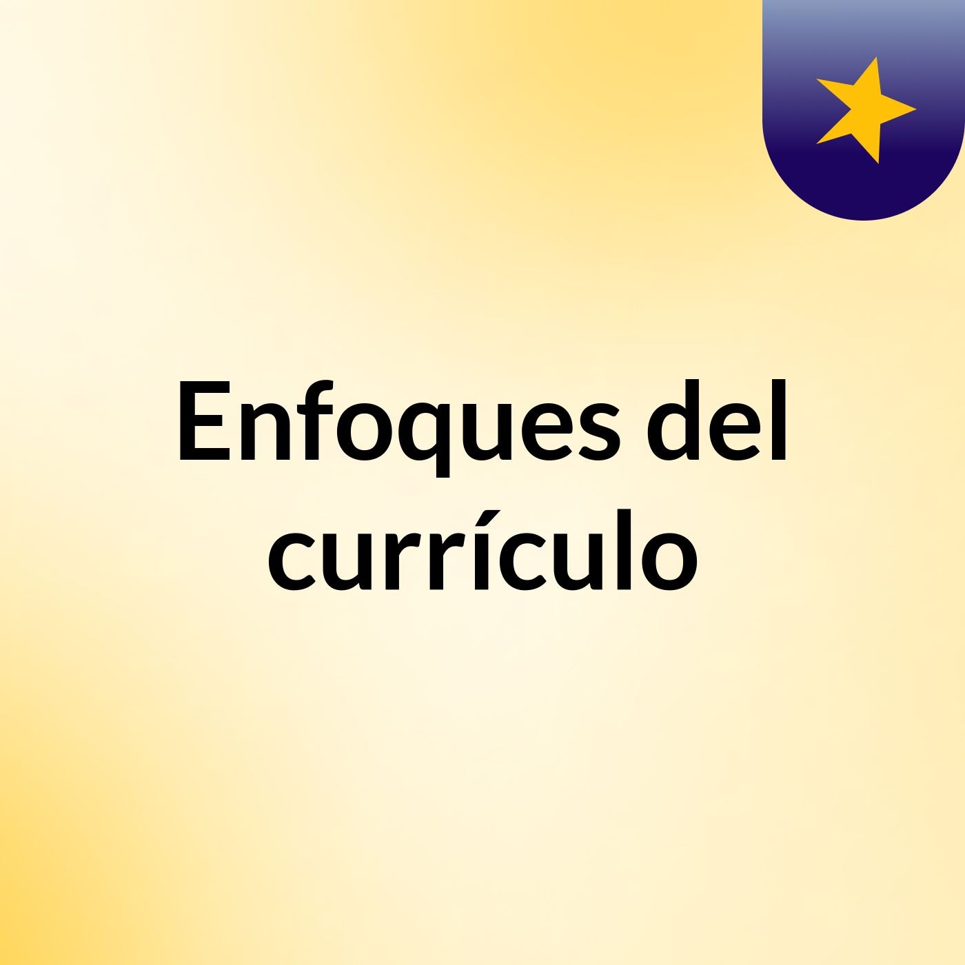 Enfoques del currículo podcast artwork