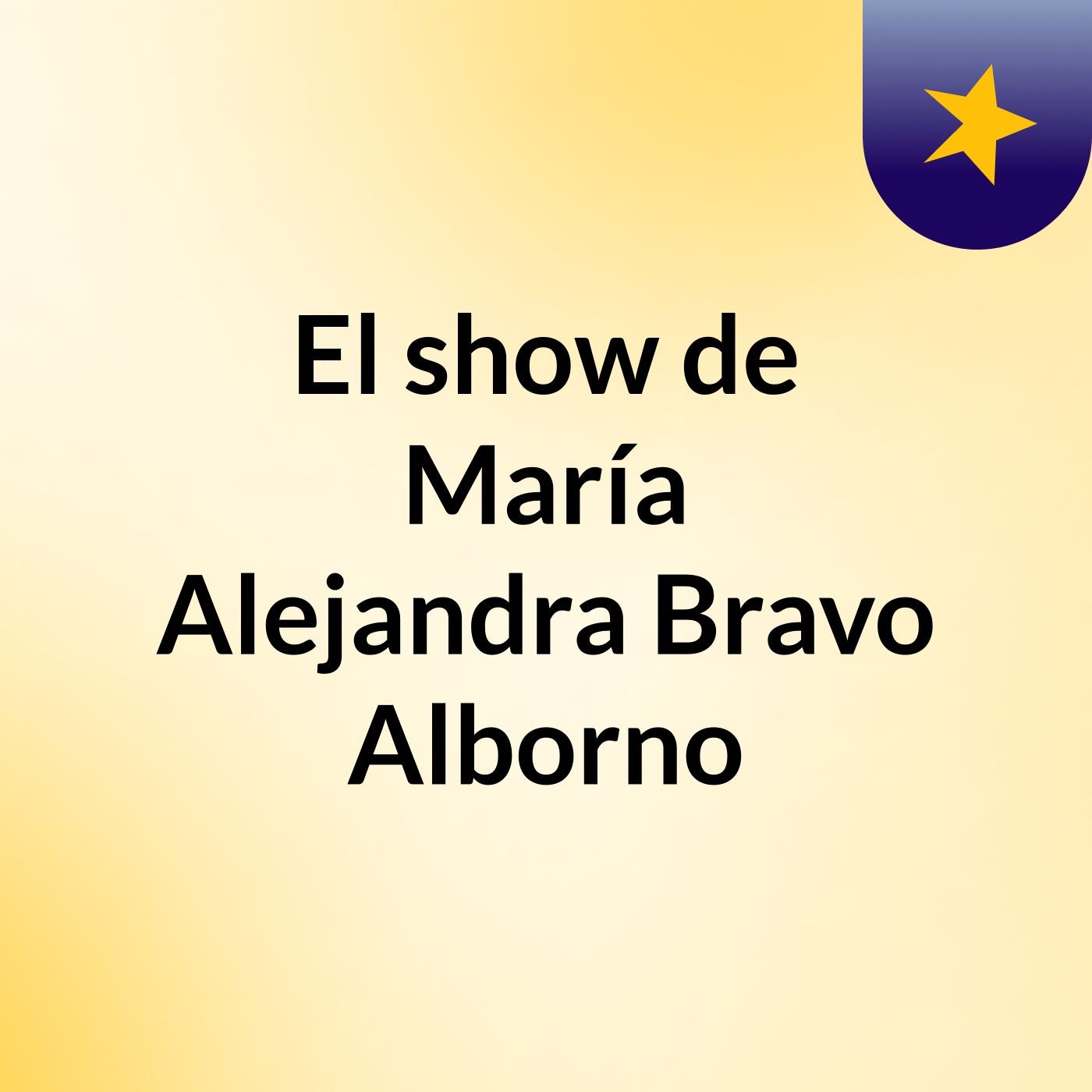 El show de María Alejandra Bravo Alborno
