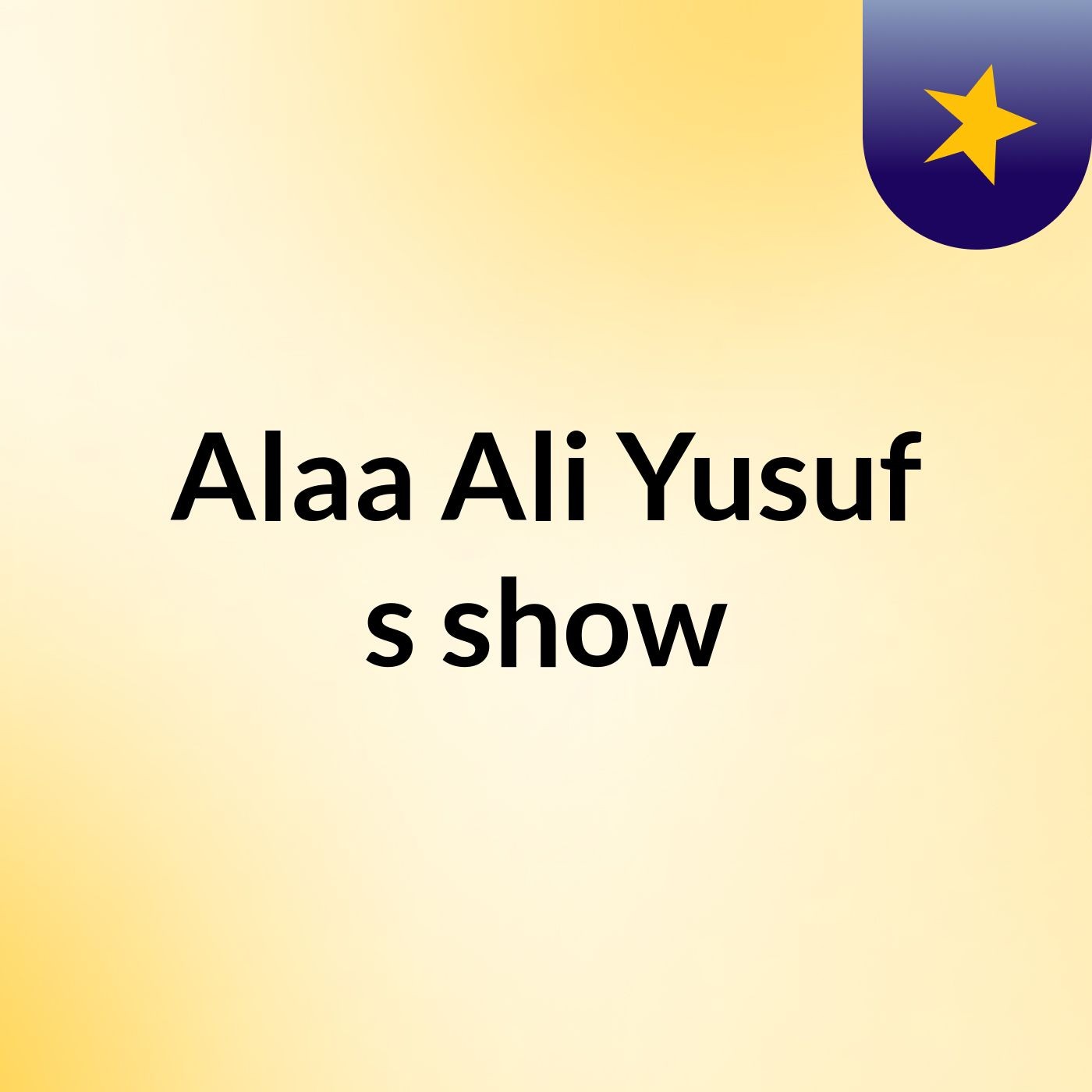 Alaa Ali Yusuf☣️'s show