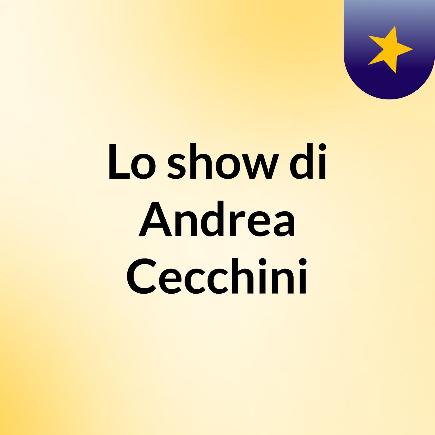 Lo show di Andrea Cecchini cover art