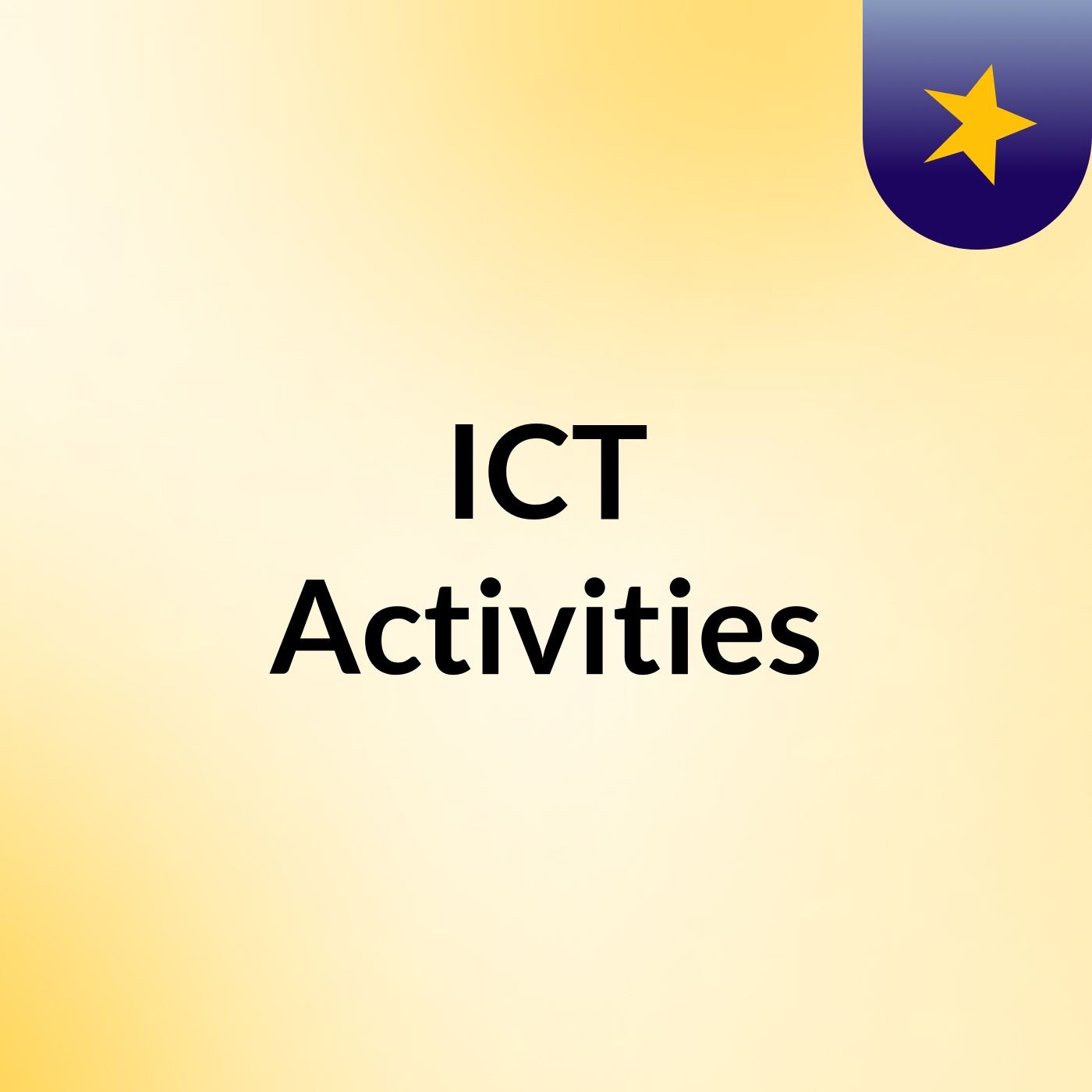 ICT Activities