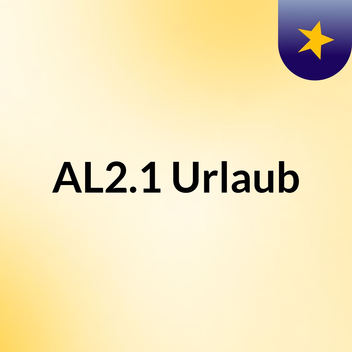 AL2.1 Urlaub