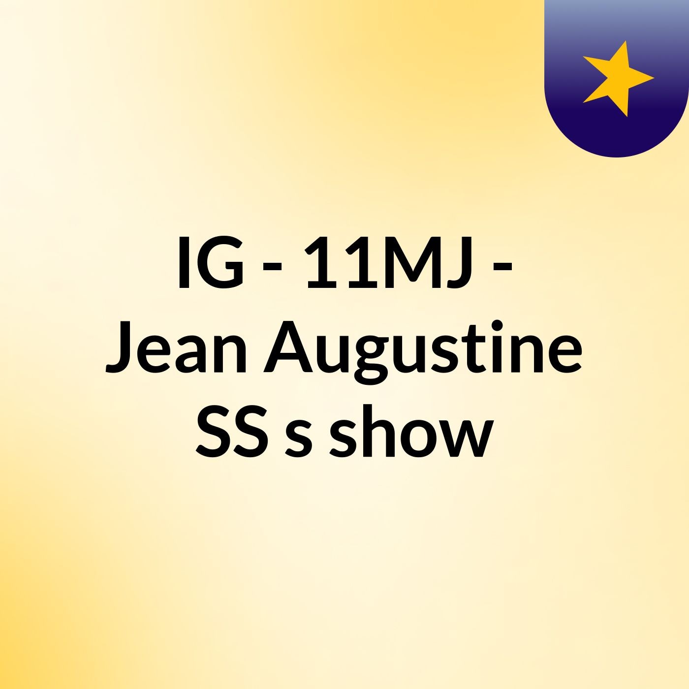 IG - 11MJ - Jean Augustine SS 's show
