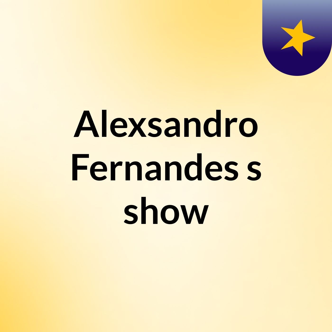 Alexsandro Fernandes's show