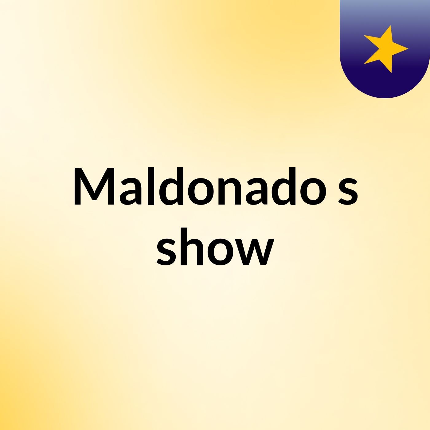 Maldonado's show