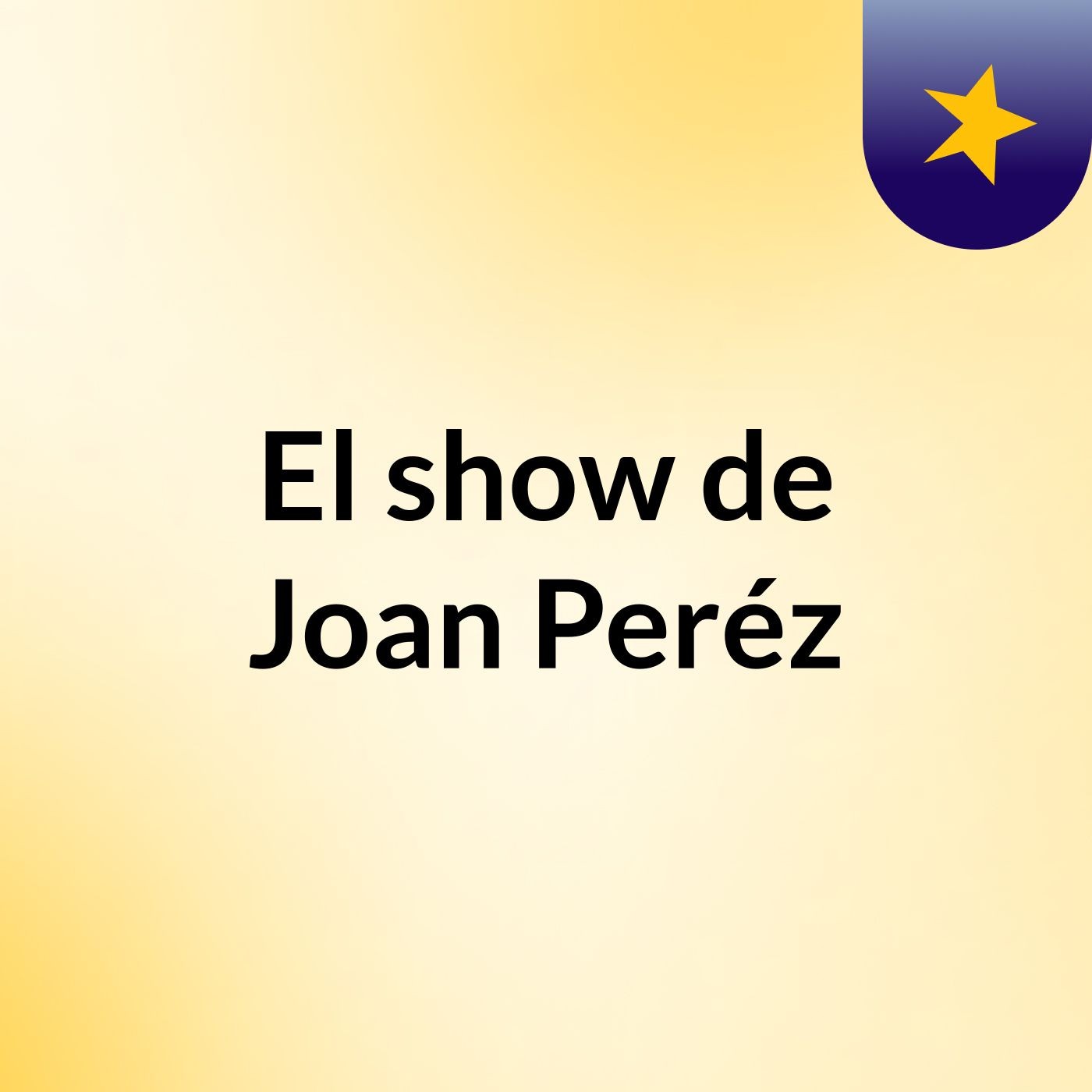 El show de Joan Peréz