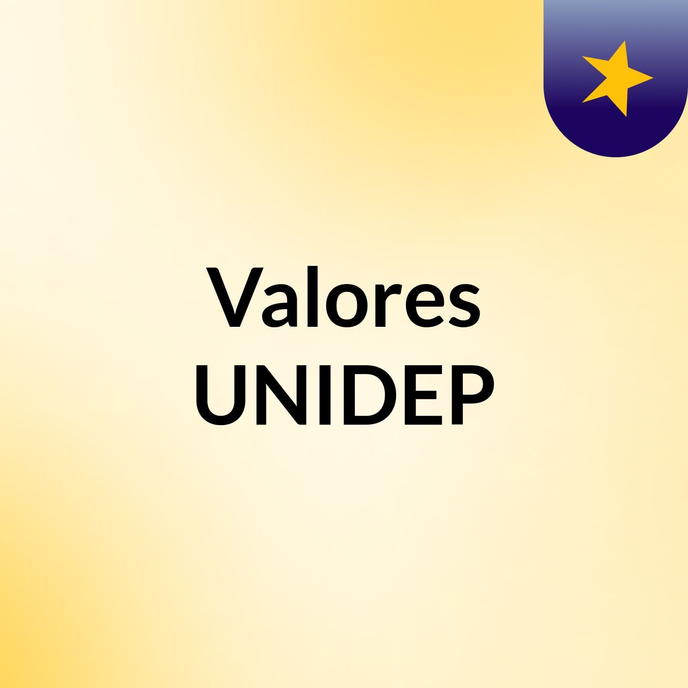 Valores UNIDEP podcast artwork
