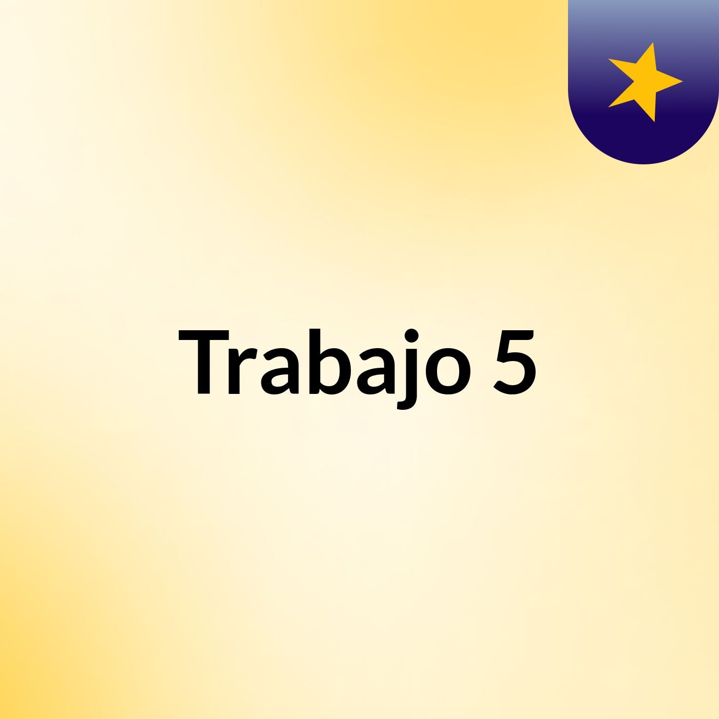 Trabajo 5