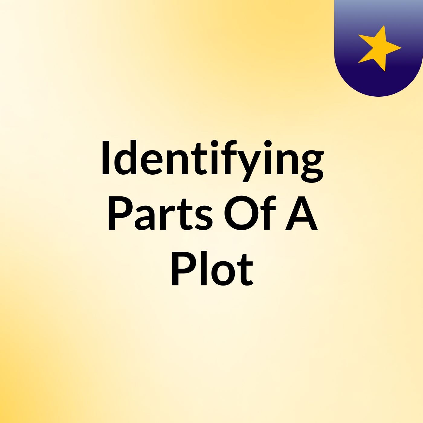 Identifying Parts Of A Plot