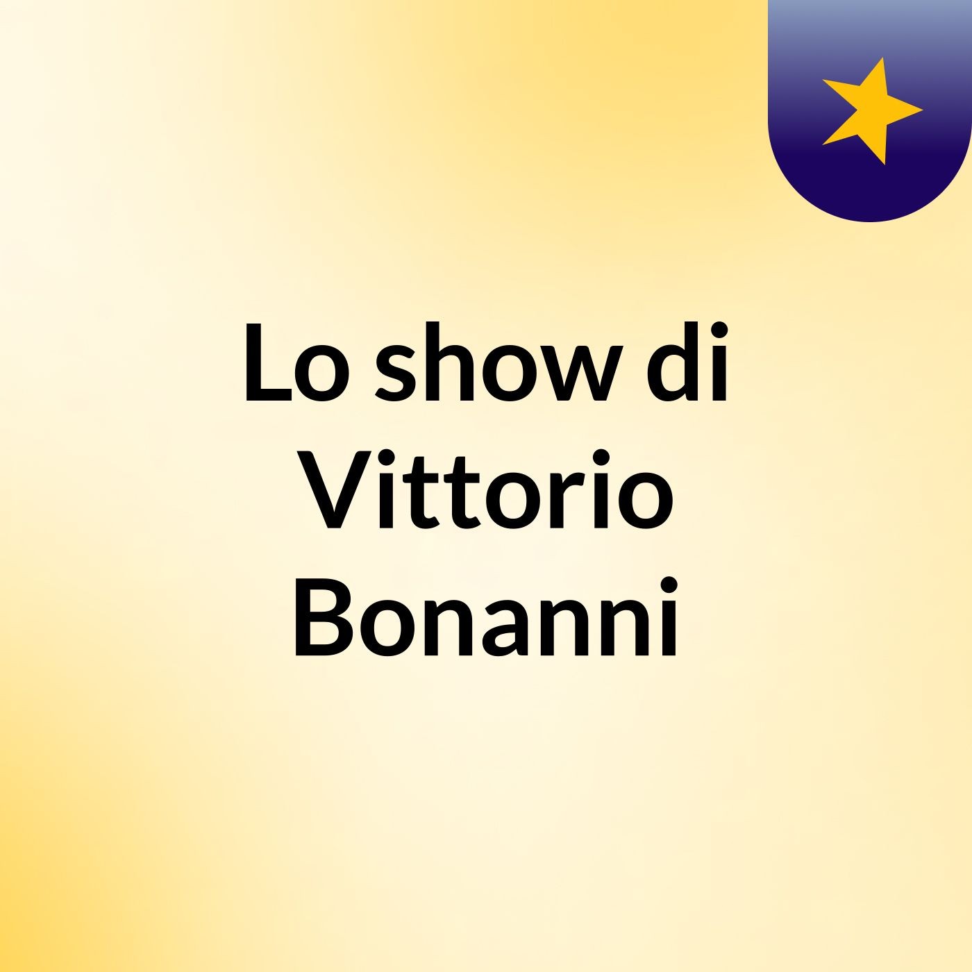 Lo show di Vittorio Bonanni
