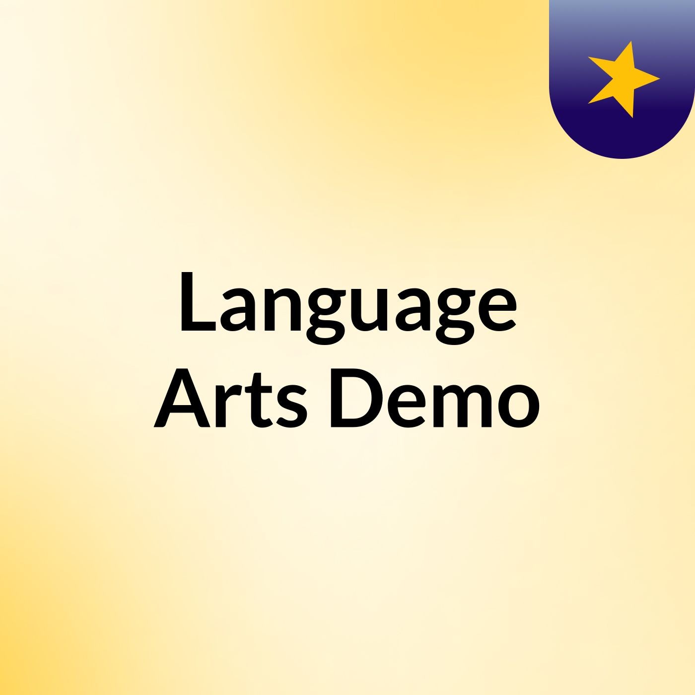 Language Arts Demo