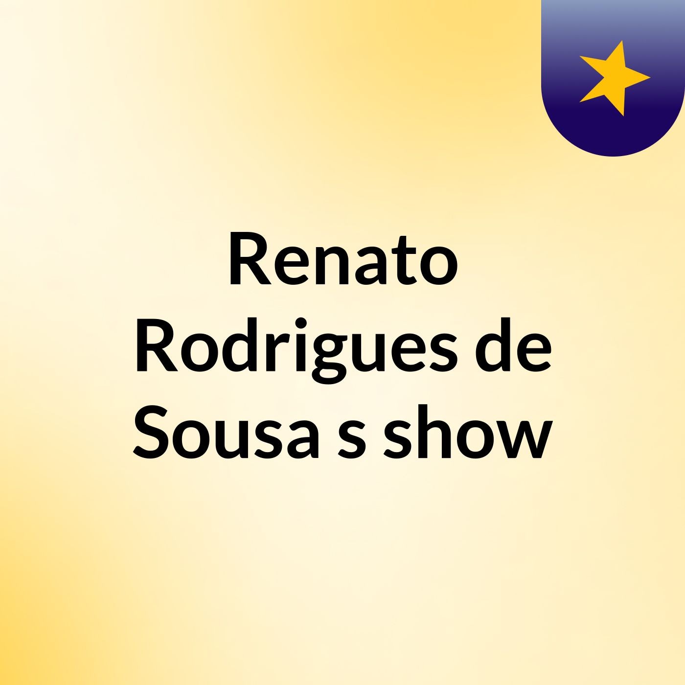 Renato Rodrigues de Sousa's show