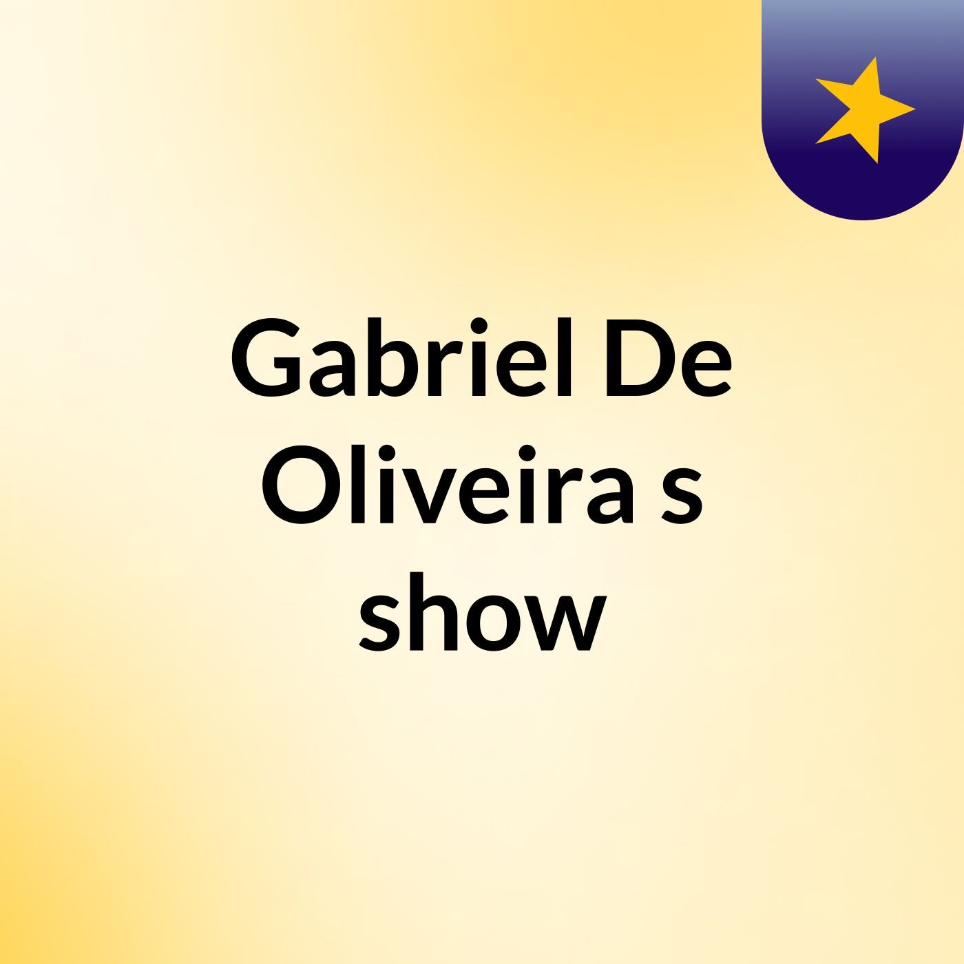 Gabriel De Oliveira's show