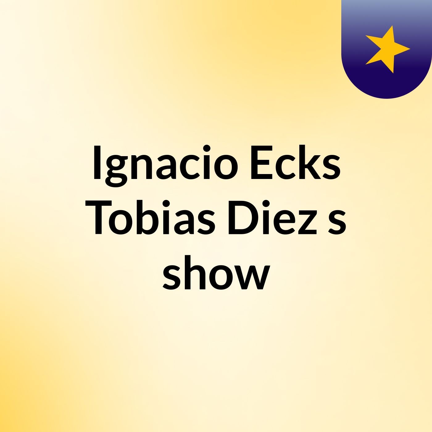 Ignacio Ecks Tobias Diez's show
