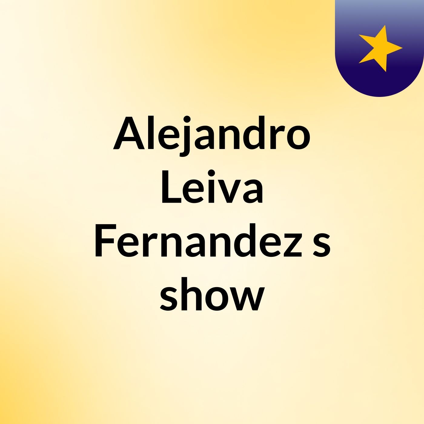 Alejandro Leiva Fernandez's show