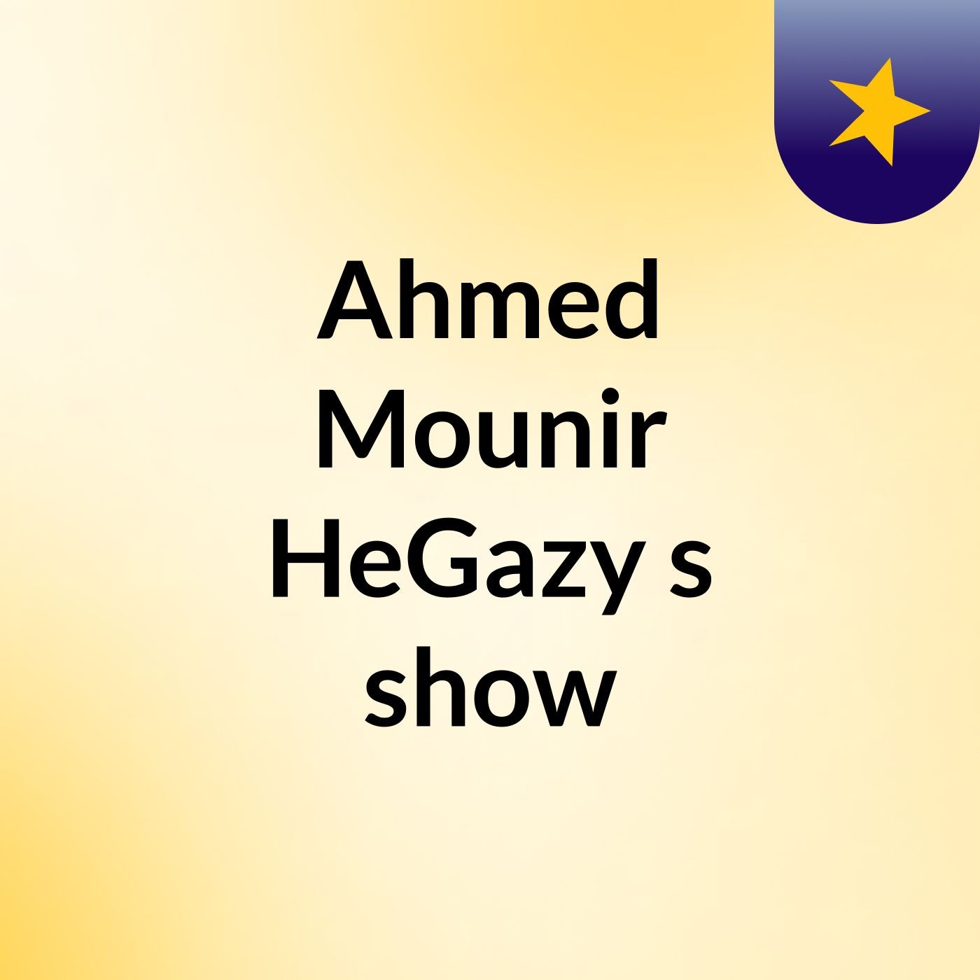 Ahmed Mounir HeGazy's show