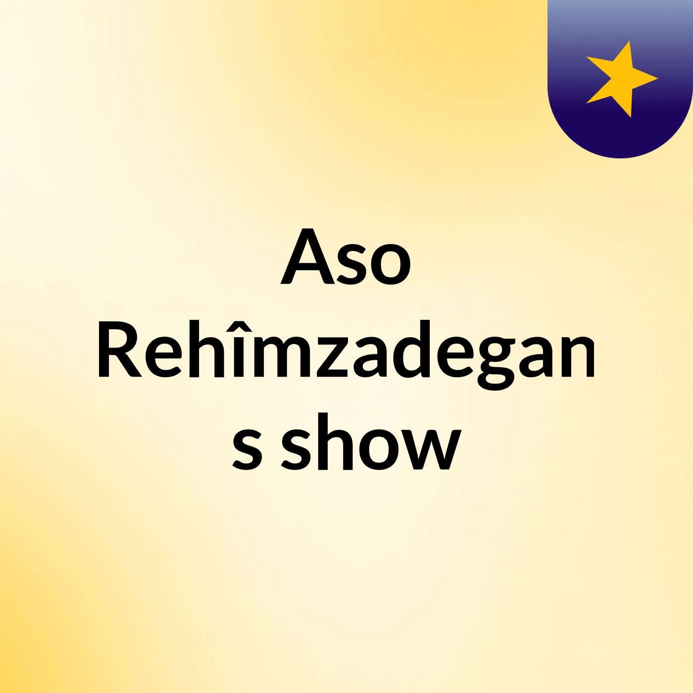Aso Rehîmzadegan's show